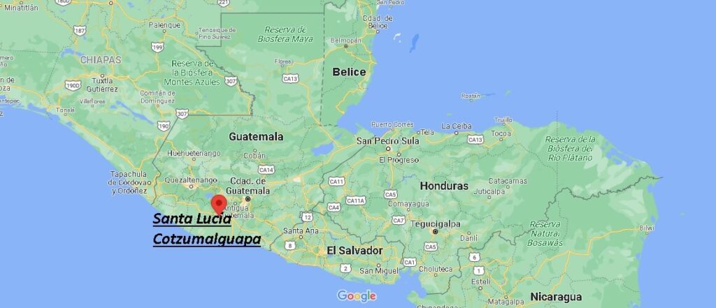 ¿Dónde está Santa Lucía Cotzumalguapa Guatemala