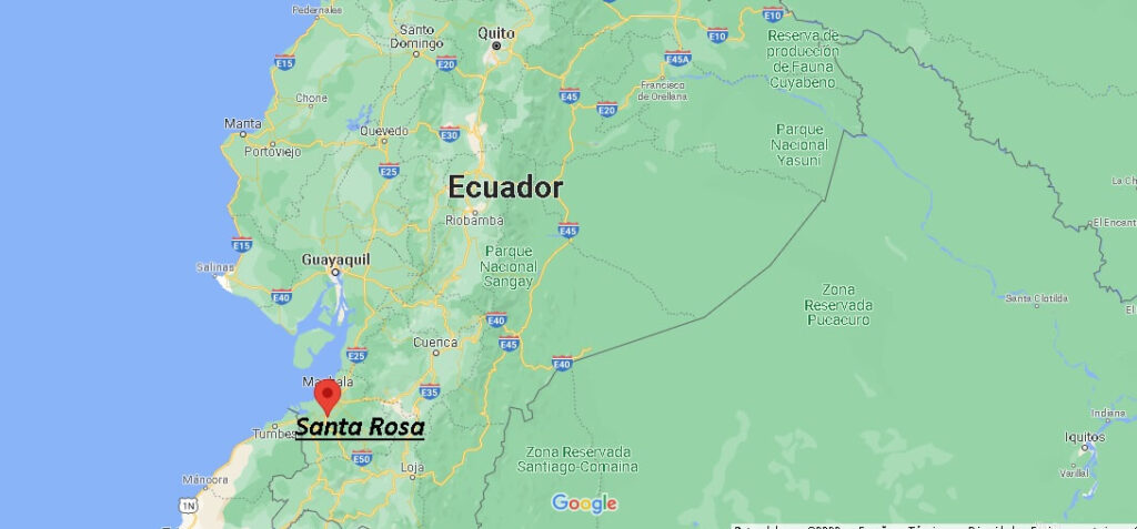 ¿Dónde está Santa Rosa Ecuador