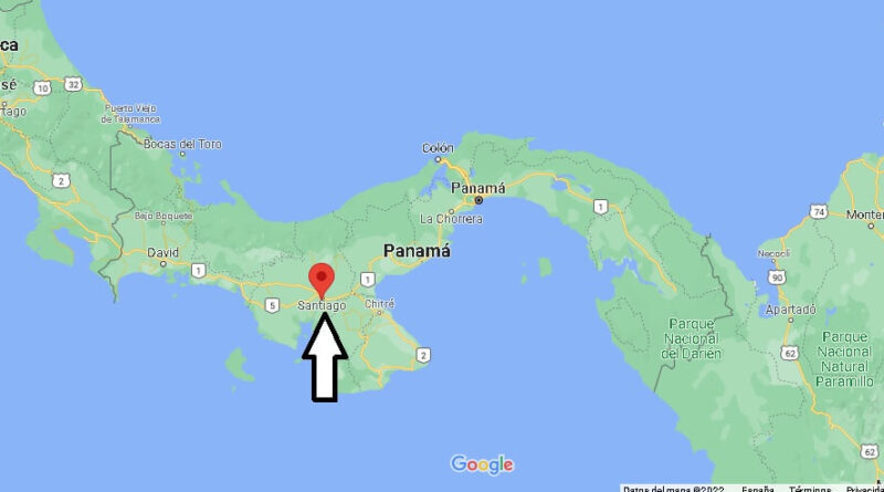 ¿Dónde está Santiago de Veraguas Panama