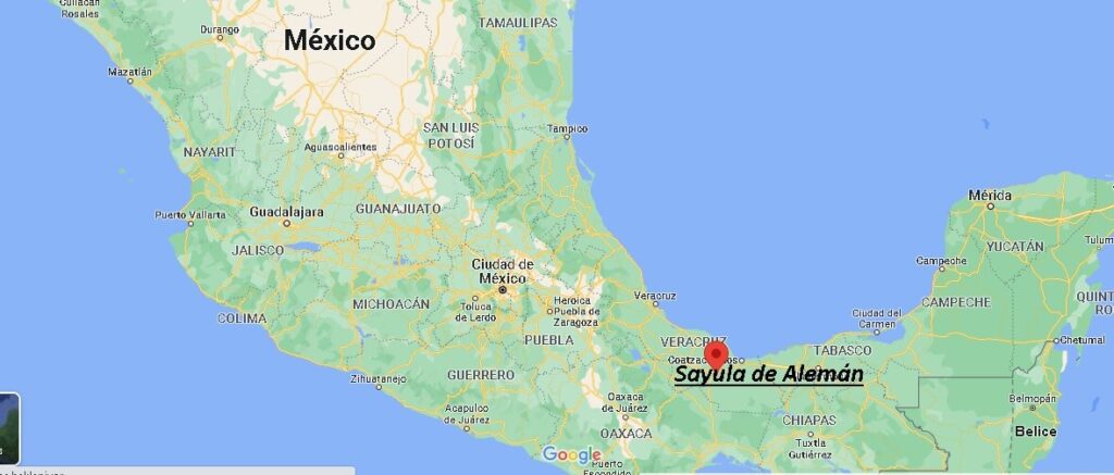 ¿Dónde está Sayula de Alemán Mexico
