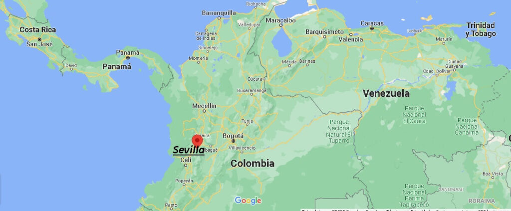 ¿Dónde está Sevilla Colombia