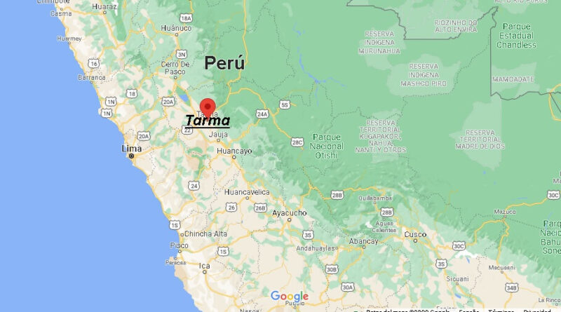 ¿Dónde está Tarma Peru