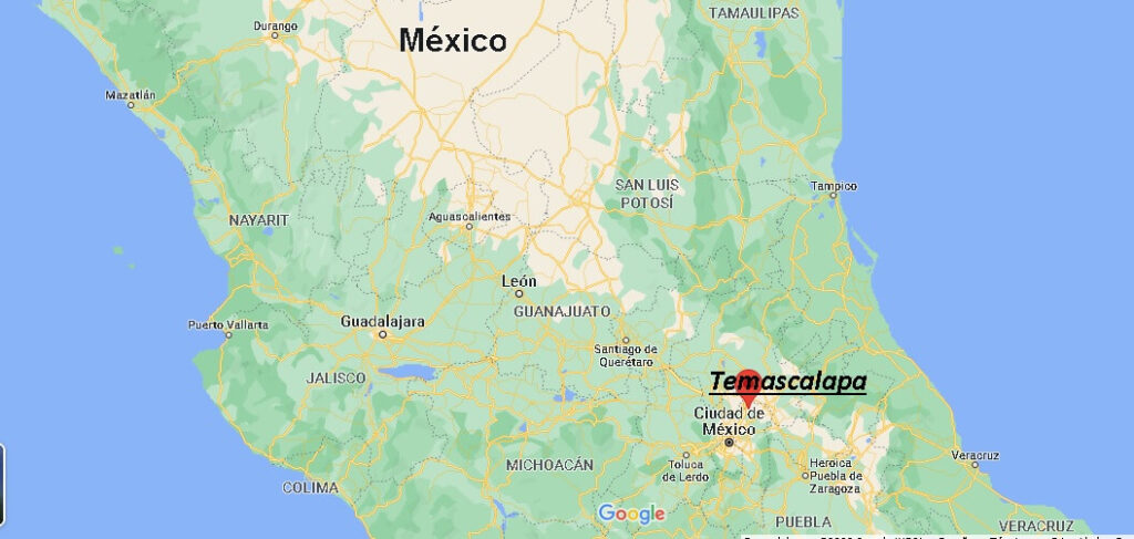 ¿Dónde está Temascalapa Mexico? Mapa Temascalapa