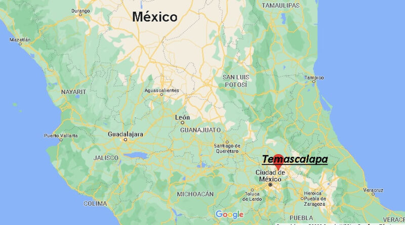 ¿Dónde está Temascalapa Mexico? Mapa Temascalapa