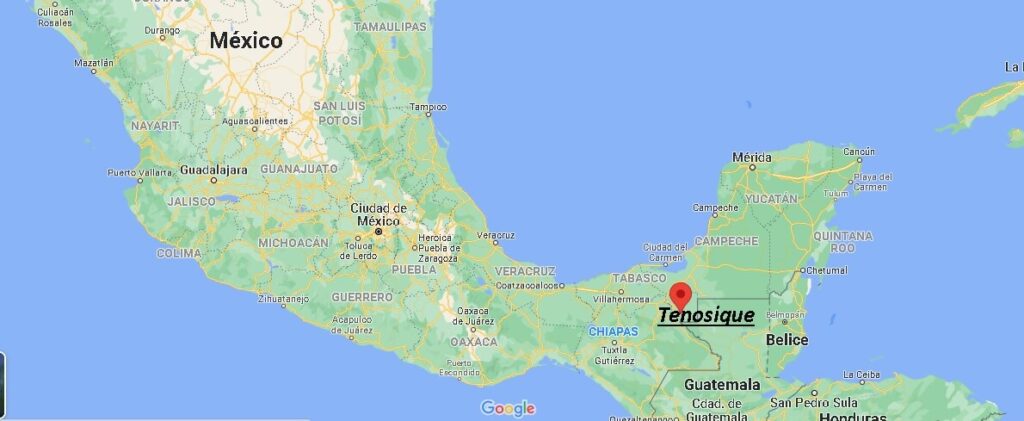 ¿Dónde está Tenosique Mexico