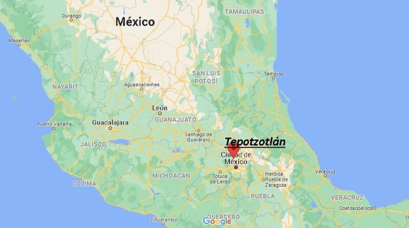 ¿Dónde está Tepotzotlán Mexico