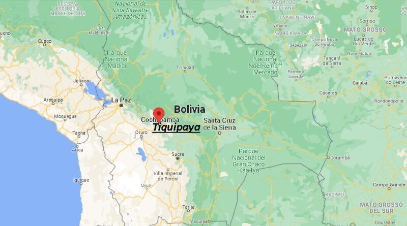 ¿Dónde está Tiquipaya Bolivia