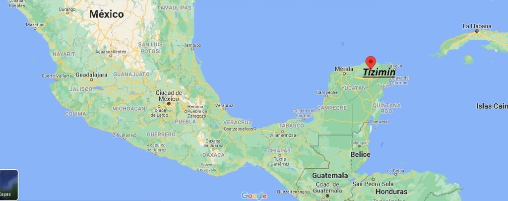 ¿Dónde está Tizimín Mexico