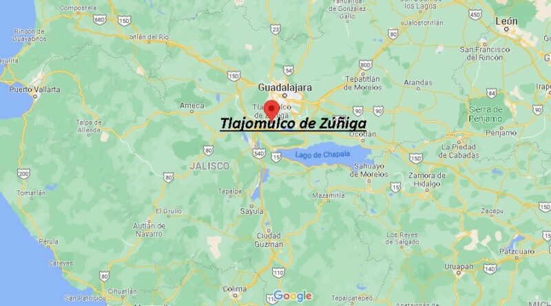 ¿Dónde está Tlajomulco de Zúñiga Mexico