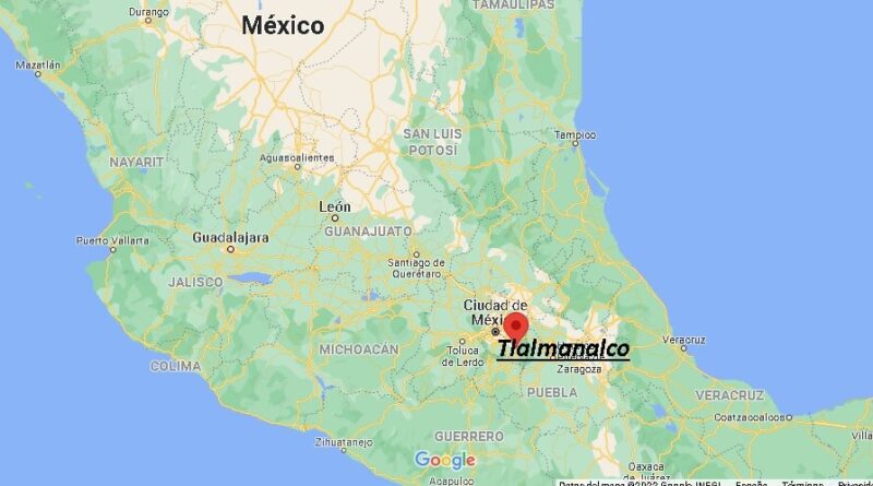 ¿Dónde está Tlalmanalco Mexico