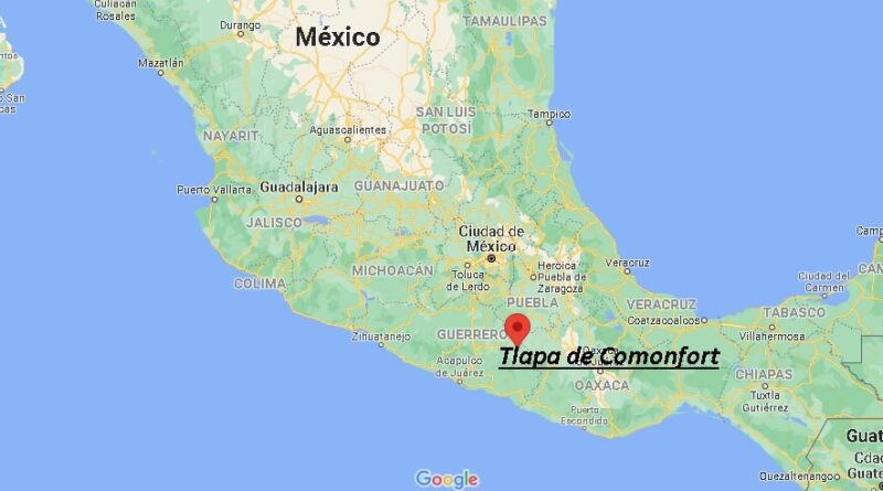 ¿Dónde está Tlapa de Comonfort Mexico
