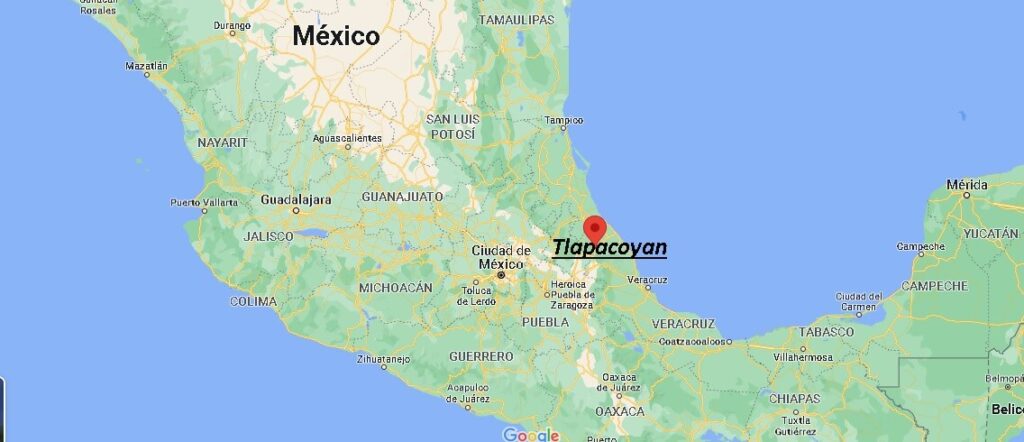 ¿Dónde está Tlapacoyan Mexico