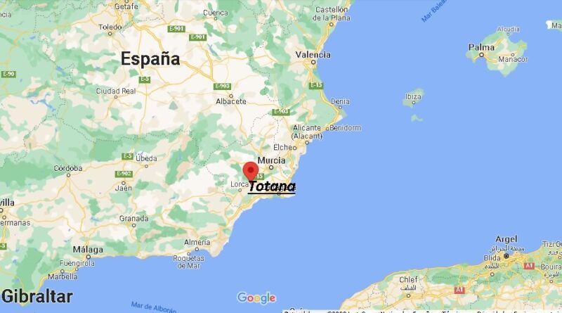 ¿Dónde está Totana España