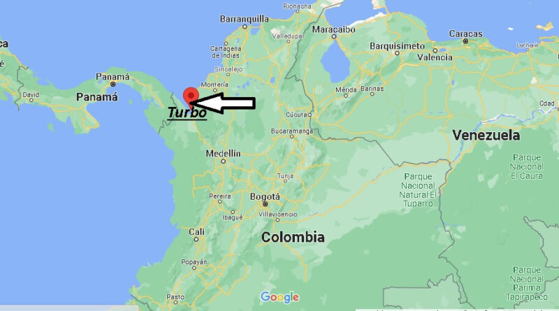 ¿Dónde está Turbo Colombia