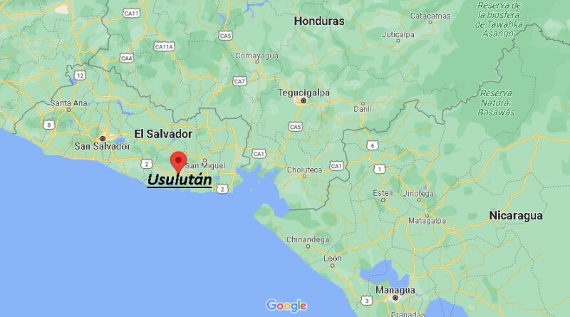 ¿Dónde está Usulután El Salvador