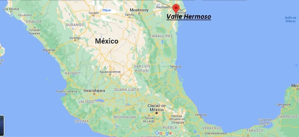 ¿Dónde está Valle Hermoso Mexico