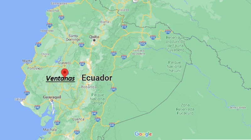 ¿Dónde está Ventanas Ecuador