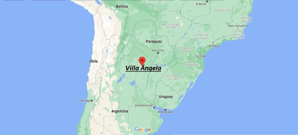 ¿Dónde está Villa Ángela Argentina