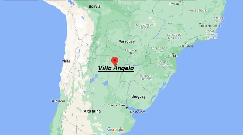 ¿Dónde está Villa Ángela Argentina