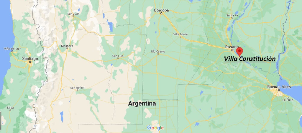 ¿Dónde está Villa Constitución Argentina
