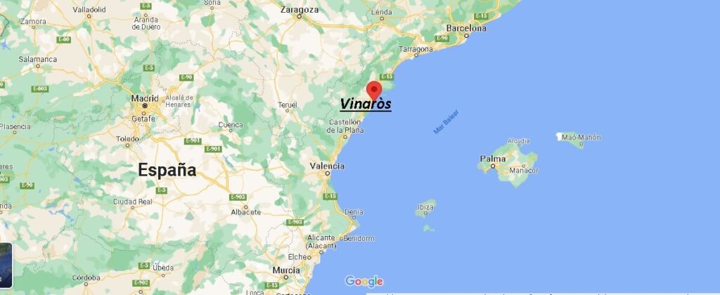 ¿Dónde está Vinaròs España