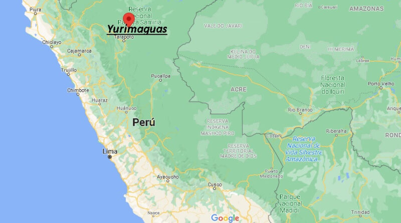 ¿Dónde está Yurimaguas Peru