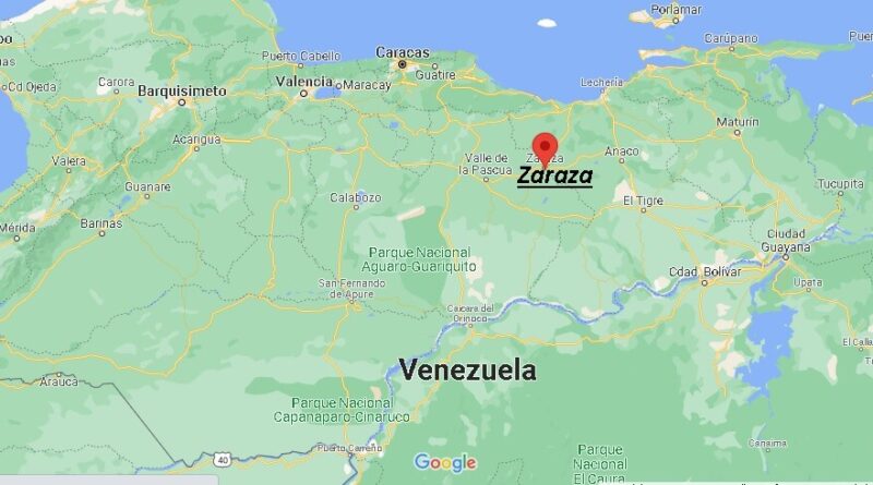 ¿Dónde está Zaraza Venezuela