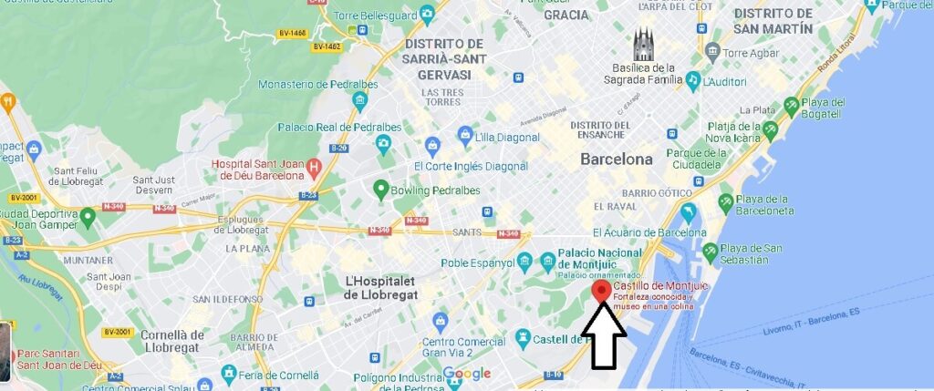 ¿Dónde está el Castillo de Montjuic
