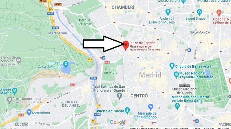 ¿Dónde está la Plaza de España (Madrid)