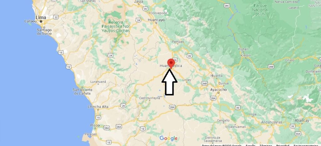 ¿Dónde está ubicada Huancavelica