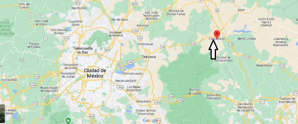 ¿Dónde queda Calpulalpan Mexico