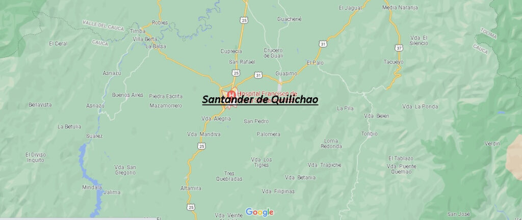 ¿Dónde queda Santander de Quilichao Colombia