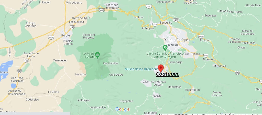 ¿Dónde se encuentra Coatepec