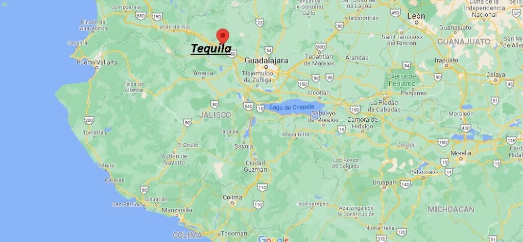 ¿Dónde se localiza tequila