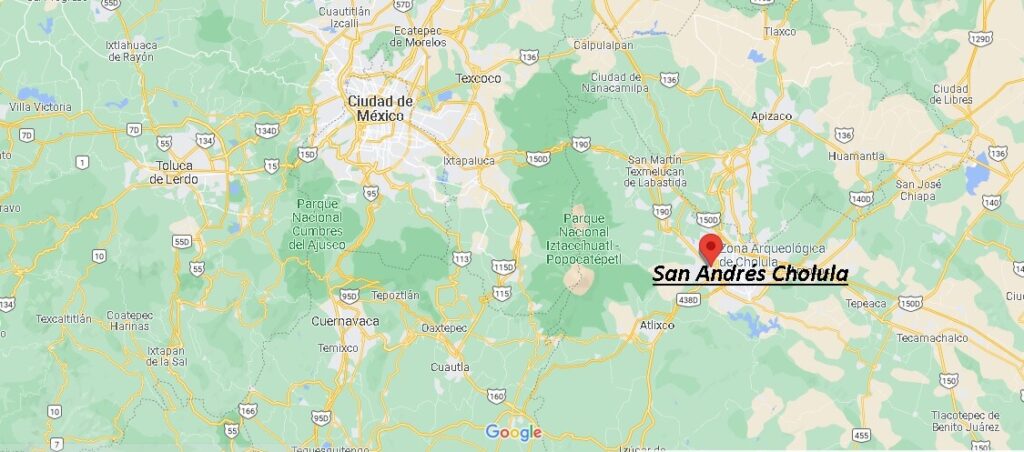 ¿Dónde se ubica San Andrés Cholula