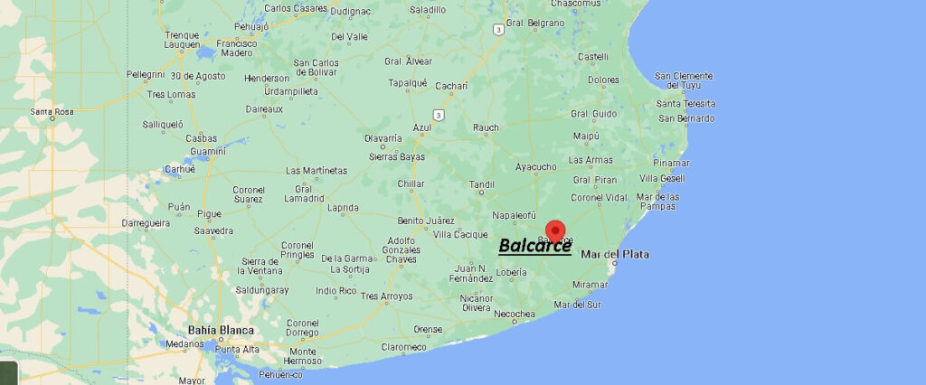 Dónde está Balcarce Argentina? ¿Dónde queda Balcarce - ¿Dónde está la  ciudad?