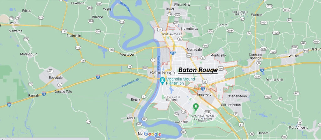 Dónde queda Baton Rouge