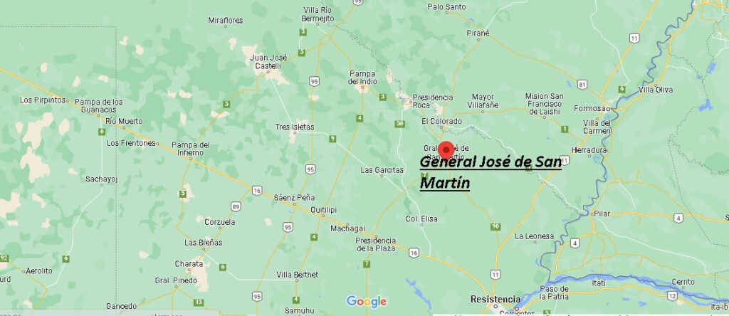 Dónde queda General José de San Martín