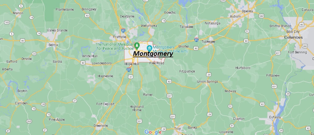 Dónde queda Montgomery