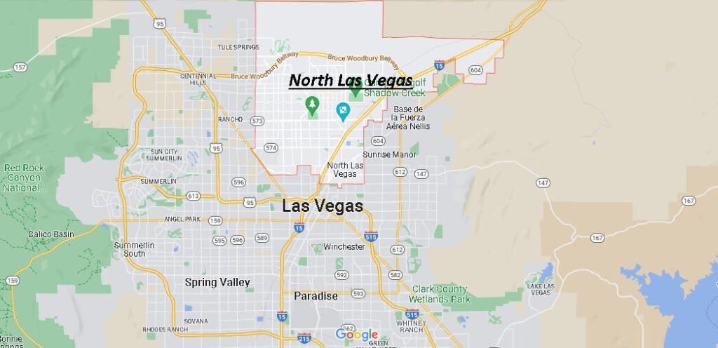 Dónde queda North Las Vegas