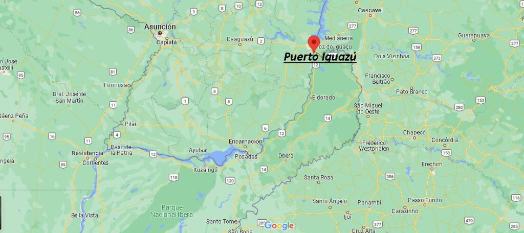 Dónde queda Puerto Iguazú