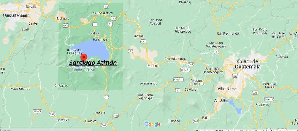 Dónde queda Santiago Atitlán