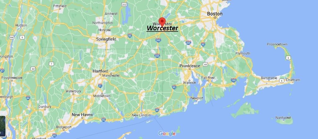 Dónde queda Worcester