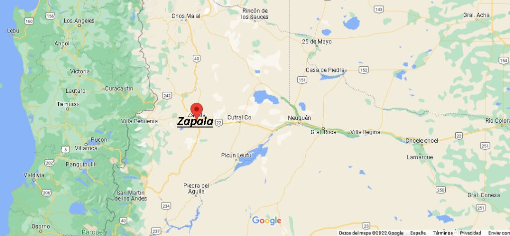 Dónde queda Zapala