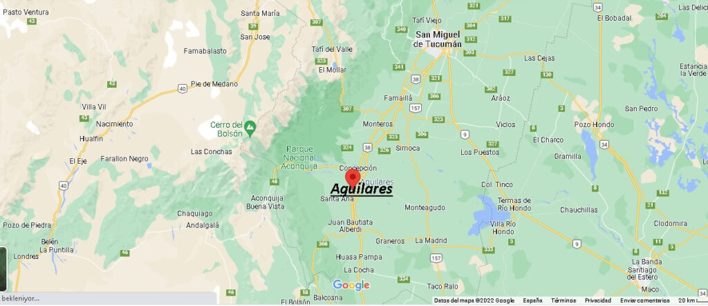 ¿Cuál es la localidad de Aguilares