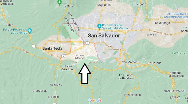 ¿Dónde está Antiguo Cuscatlán El Salvador