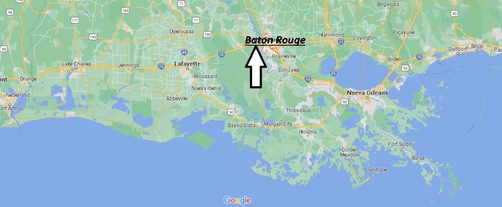 ¿Dónde está Baton Rouge