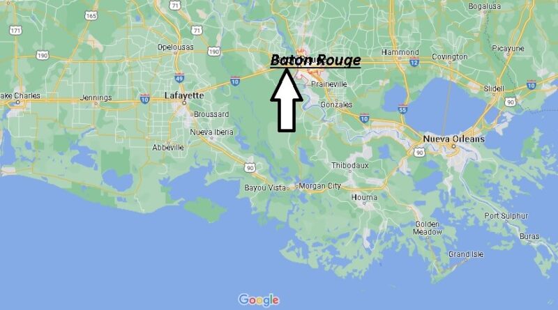 ¿Dónde está Baton Rouge
