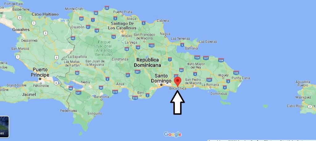 ¿Dónde está Boca Chica República Dominicana
