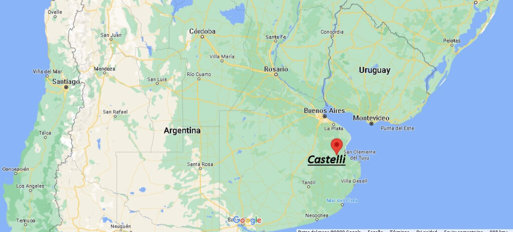 ¿Dónde está Castelli Argentina